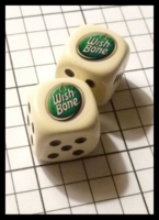 Dice : Dice - My Designs - Food Wish Bone Pair - Sept 2012